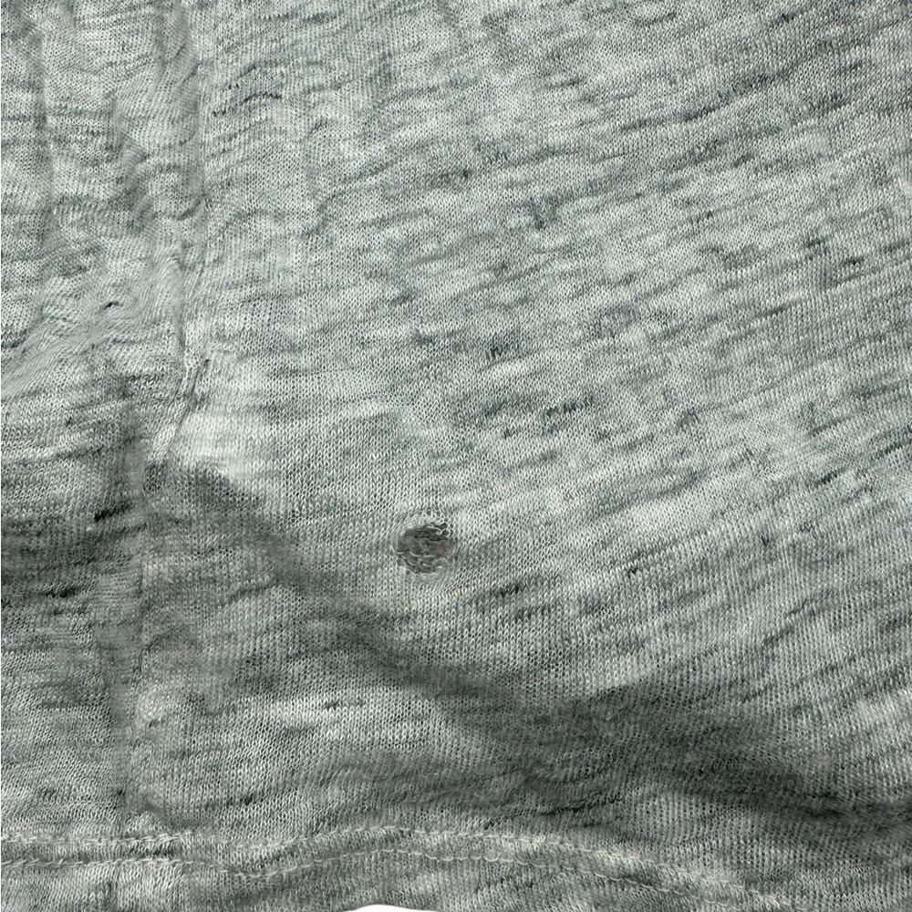 ATHLETA: Silver 100% Linen Long Length Tank Top -Size Large - Picture 9 of 9